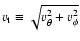 $v_{\rm t}\equiv\sqrt{v_\theta^2+v_\phi^2}$