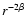 $r^{-2\beta}$