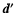 $\vec{d'}$