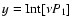 $y = {\rm Int}[{\nu P_1}]$