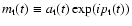 $m_{\rm
t}(t) \equiv a_{\rm t}(t) \exp(ip_{\rm t}(t))$