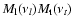 $M_{\rm l}(\nu_l)M_{\rm t}(\nu_t)$