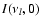$I(\nu_l, 0)$