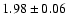 $1.98\pm0.06$