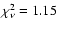$\chi_\nu^2=1.15$