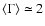 $\langle\Gamma\rangle \simeq 2$