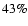 $43\%$