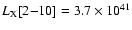 $L_{\rm X}[2{-}10]=3.7 \times
10^{41}$