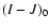 $(I-J)_{\rm0}$
