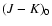 $(J-K)_{\rm0}$