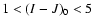 $1 < (I-J)_{\rm0} < 5$