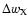 $\Delta w_{\rm X}$