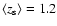 $\langle z_{\rm s}
\rangle =1.2$