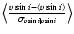 $\left\langle{\ensuremath{v\sin i} -\langle\ensuremath{v\sin
i}\rangle\over \sigma_{\ensuremath{v\sin i} \vert\ensuremath{v\sin i} }}\right\rangle$