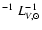 $^{-1}~L^{-1}_{V, \odot }$