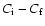 $C_{\rm i}-C_{\rm f}$