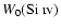 $W_{0}(\mbox{Si~{\sc iv}})$