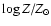 $\log Z/Z_{\odot}$