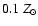 $0.1~Z_{\odot}$