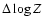 $\Delta \log Z$