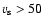 $v_{\rm s} > 50$