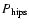 $ P_{{\rm hips}} $