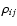 $ \rho_{ij} $