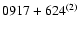 $\rm0917+624^{(2)}$