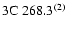 $\rm 3C~268.3^{(2)}$