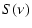 $\displaystyle S(\nu)$