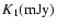 $K_1 {\rm (mJy)}$