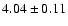 $4.04\pm 0.11$
