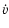 $\displaystyle \dot v$