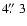 $4\hbox{$.\!\!^{\prime\prime}$ }3$