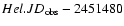 $Hel.JD_{\rm obs}-2451480$