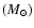 $(M_{\odot}) $