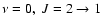 $\nu=0,~J=2\rightarrow 1$