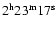 $\rm 2^h 23^m 17^s$