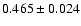 $0.465 \pm 0.024$