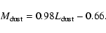 \begin{displaymath}%
M_{\rm dust} = 0.98 L_{\rm dust} -0.66.
\end{displaymath}