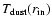 $T_{\rm
dust}(r_{\rm in})$