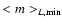 $<m>_{L, {\rm min}}$