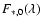 $F_{*, 0}(\lambda)$