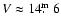 $V \approx 14\hbox{$.\!\!^{\rm m}$ }6$