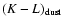 $(K-L)_{\rm dust}$