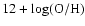 $12 + \log({\rm O/H})$