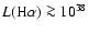 $L({\rm H}\alpha) \ga 10^{38}$