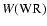 $W({\rm WR})$