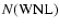 $N({\rm WNL})$