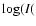 $\log(I($